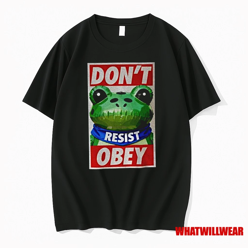 Portland Frog Dont Obey Retro Shirts
