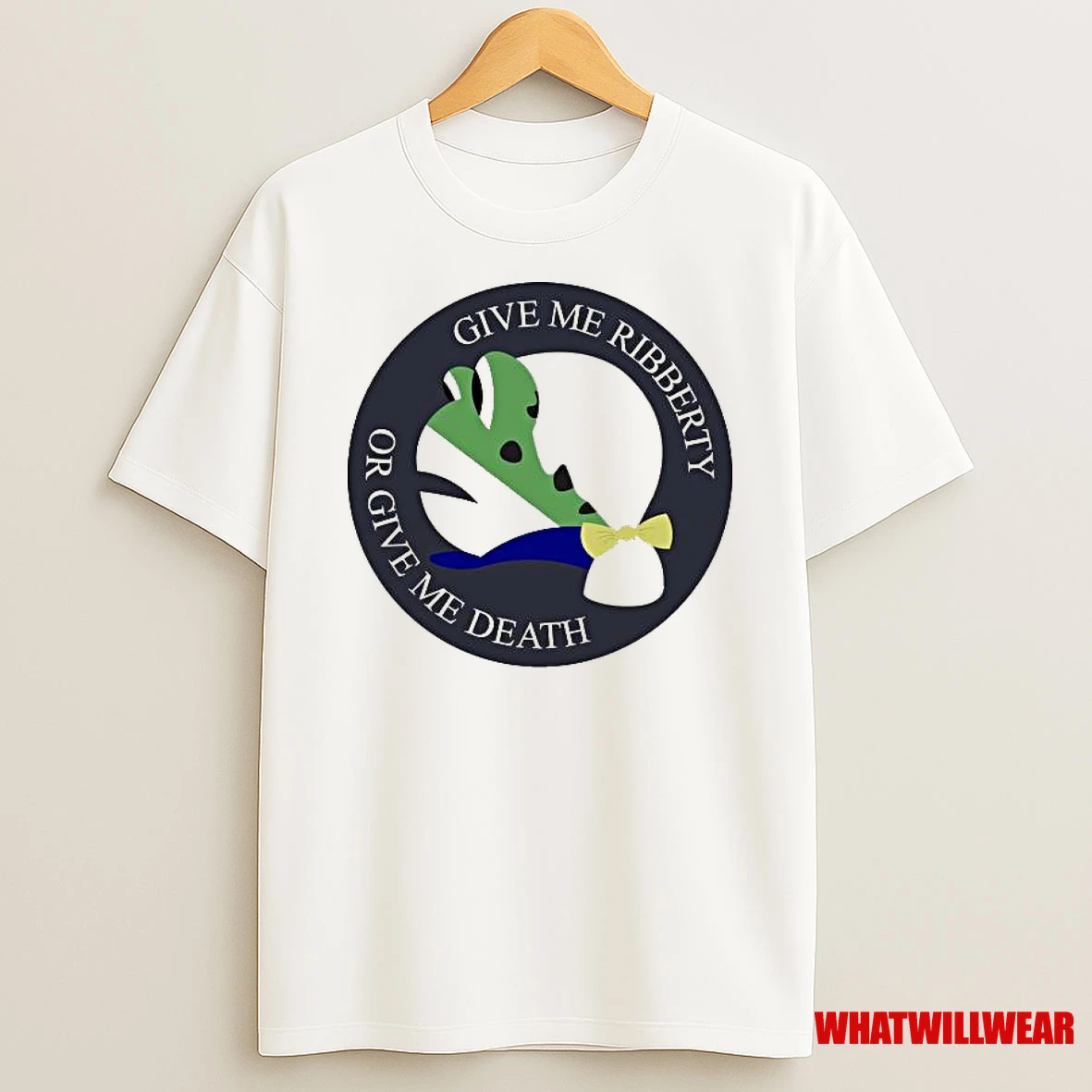 Portland Frog Give Me Ribberty Or Give Me Death Shirts