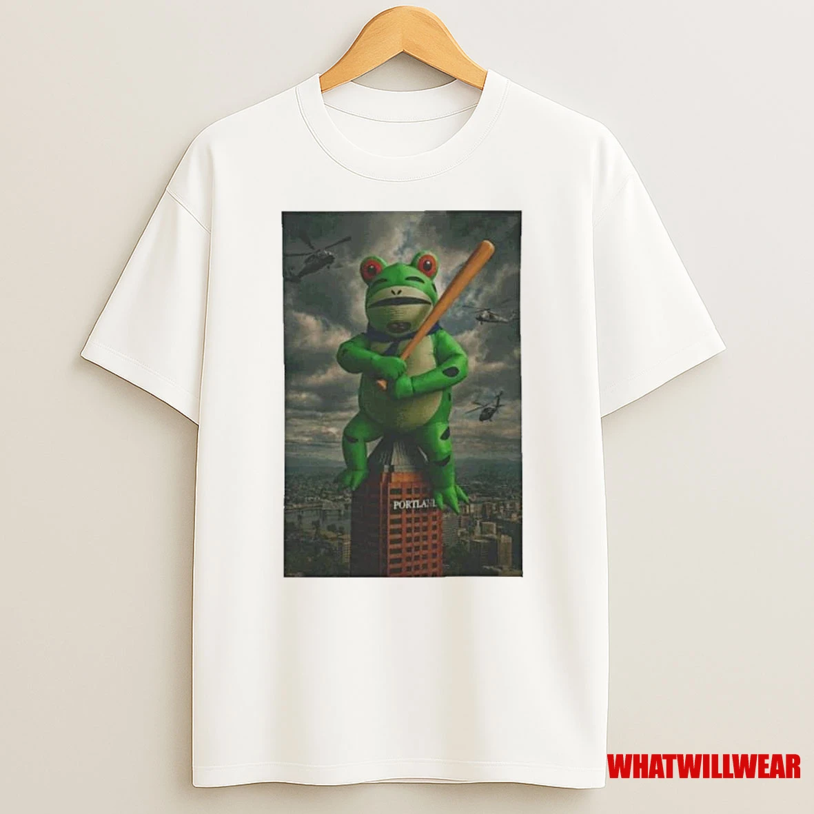 Portland Frog Hero Shirts
