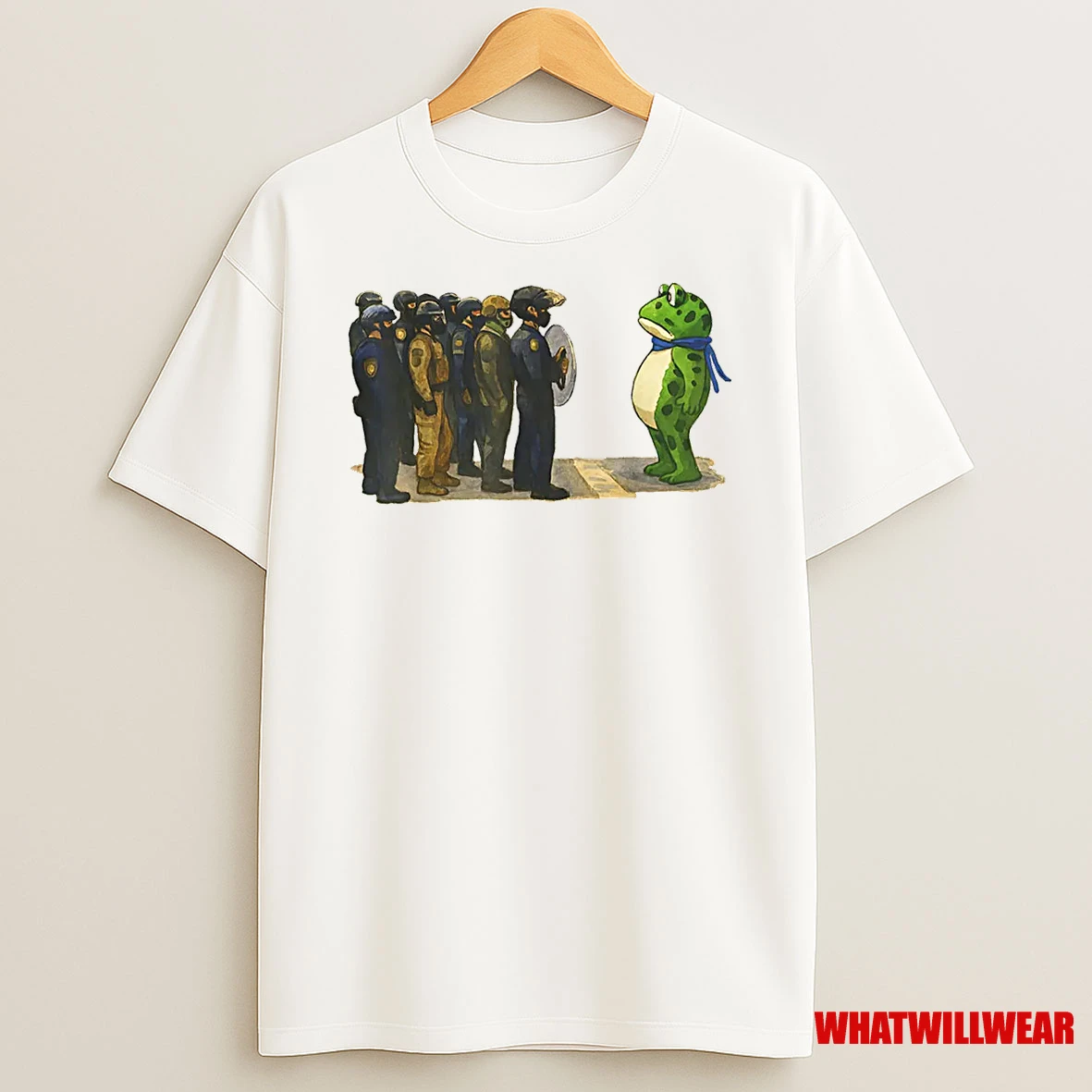 Portland Frog Meme Retro Vintage Style Shirts
