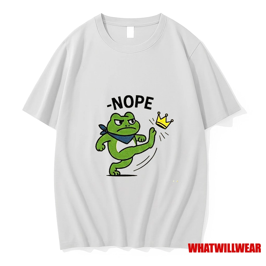 Portland Frog No Kings In America Funny Political Meme Shirts