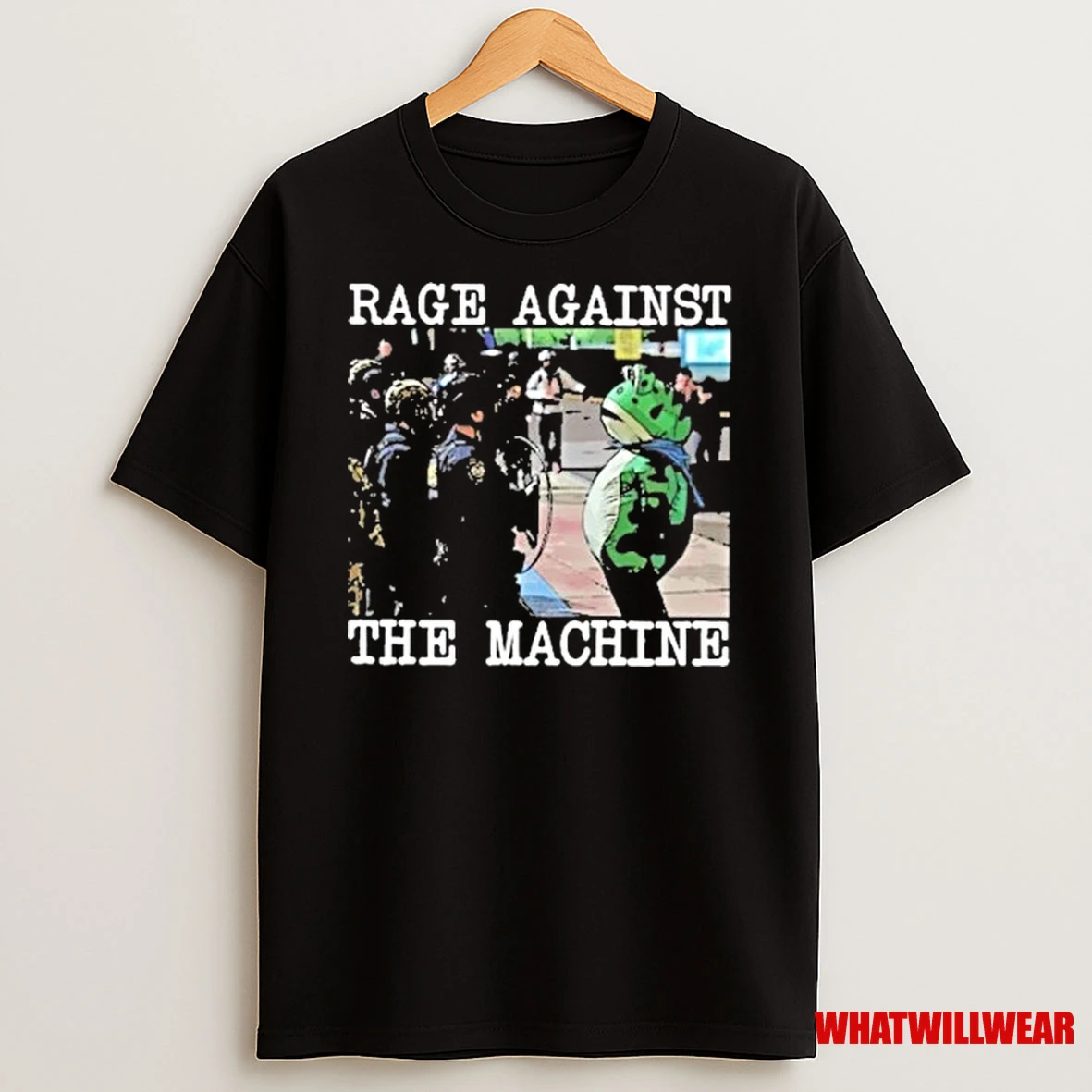 Portland Frog Protest Rage Against The Machine Shirts