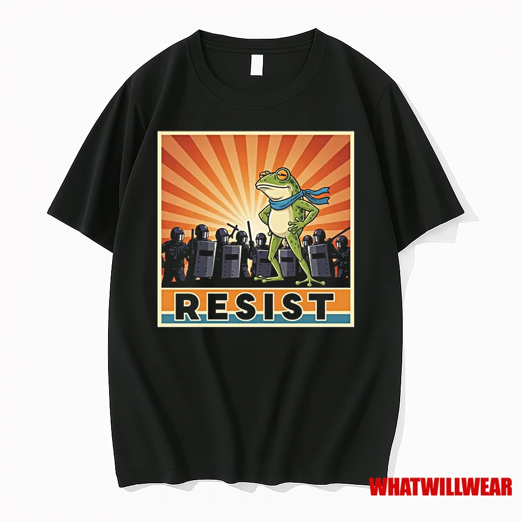 Portland Frog Protest Resist Costume Shirts