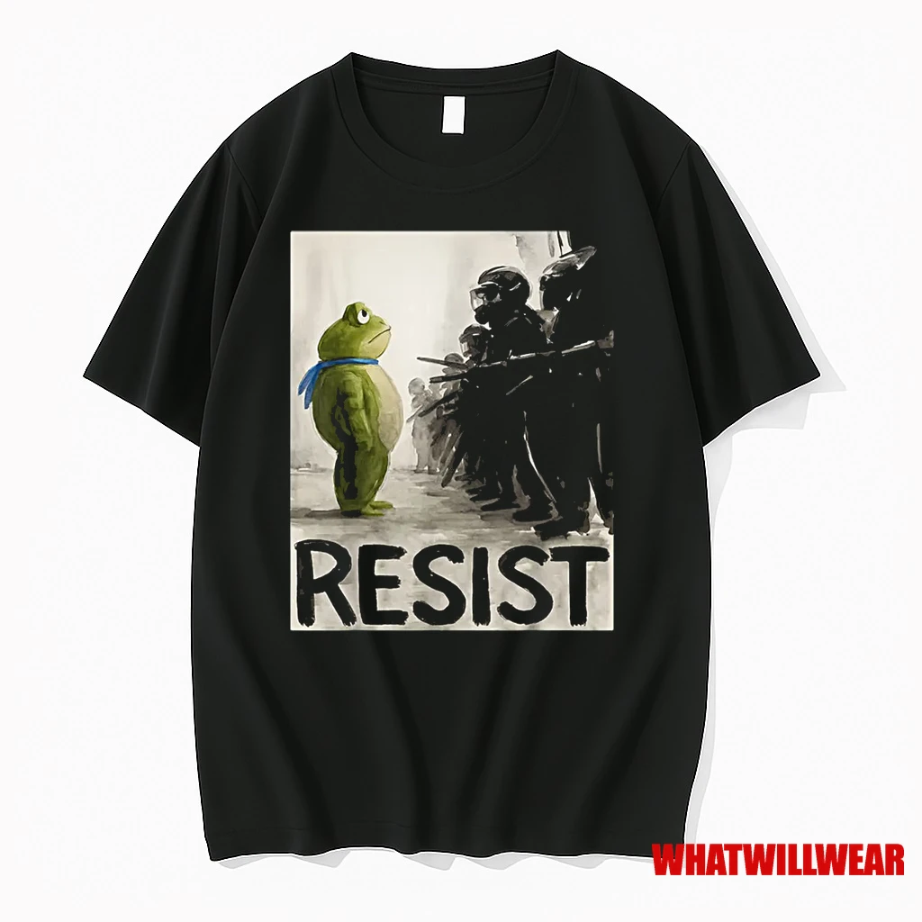 Portland Frog Protest Retro Vintage Shirts