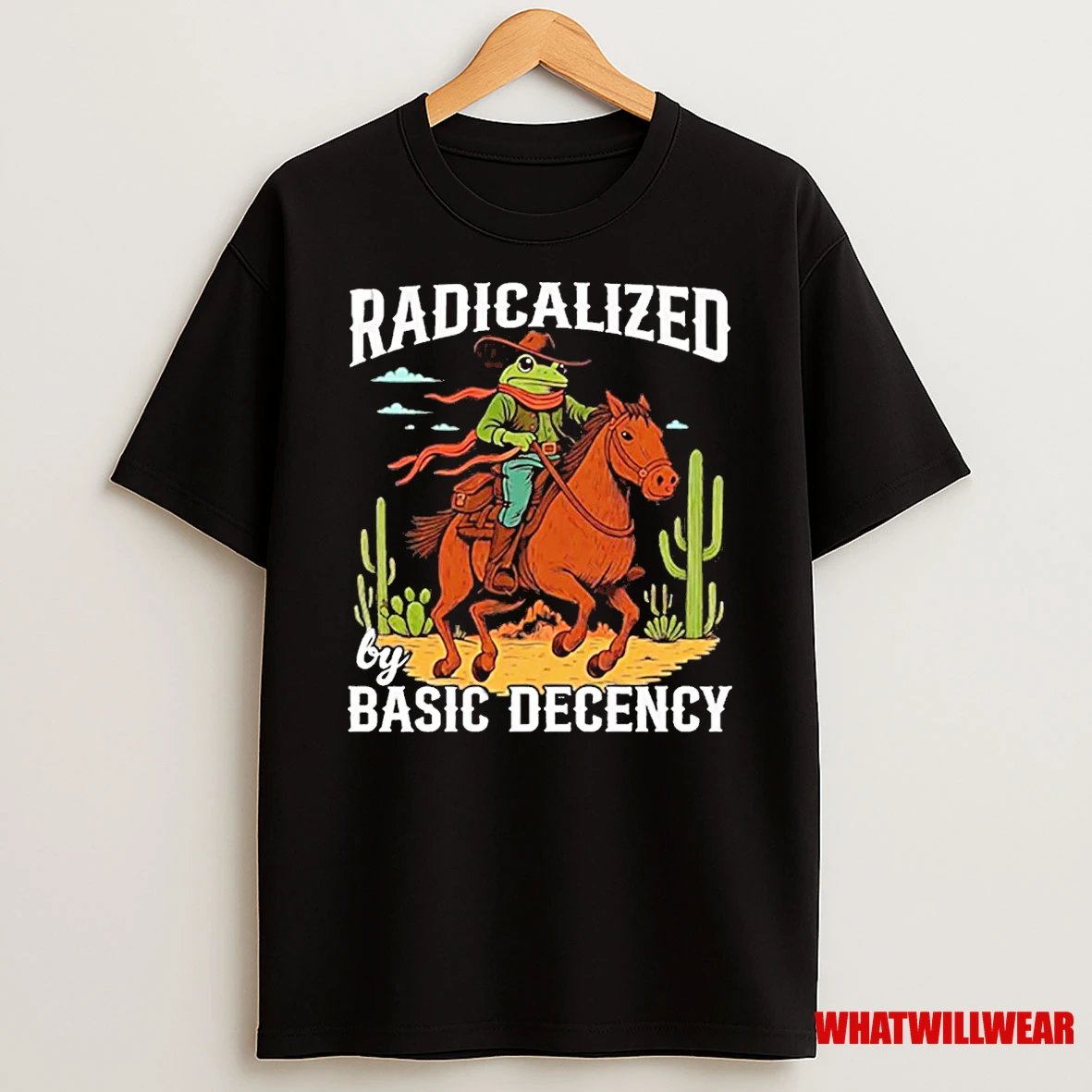 Portland Frog Radicalized By Basic Decency Shirts