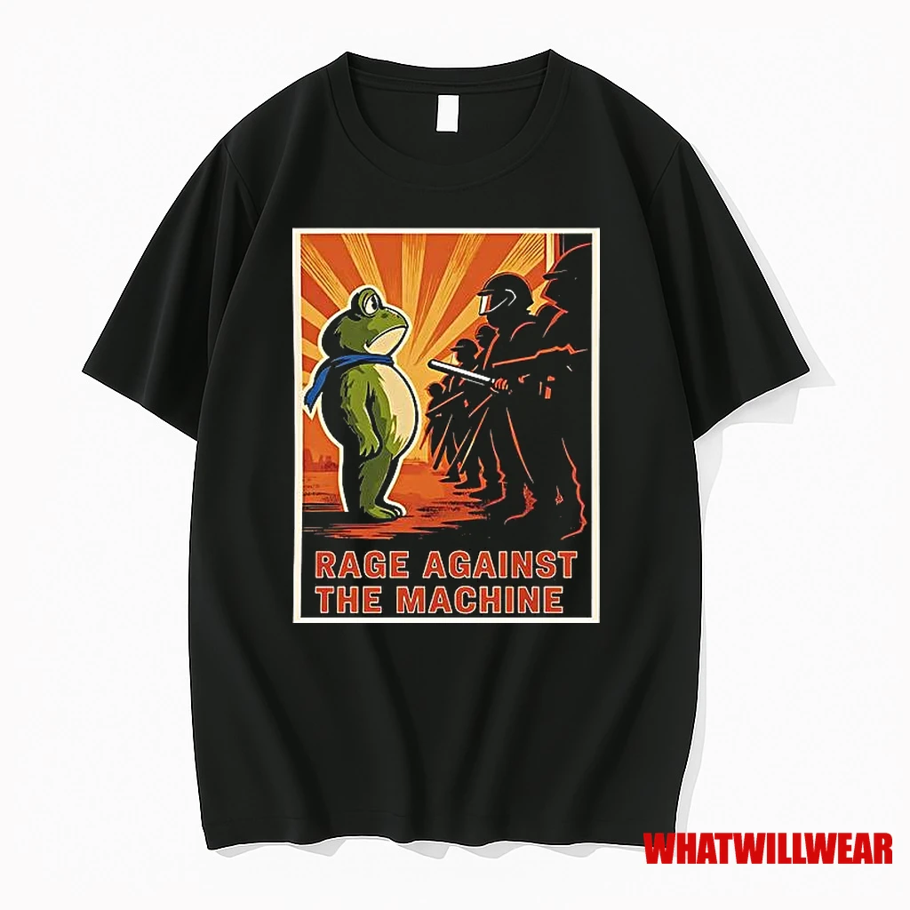 Portland Frog Rage Against The Machine Sunset Shirts