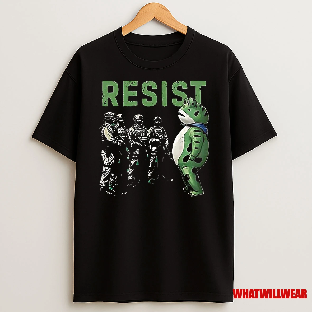 Portland Frog Resist Anti Ice Protest Shirts