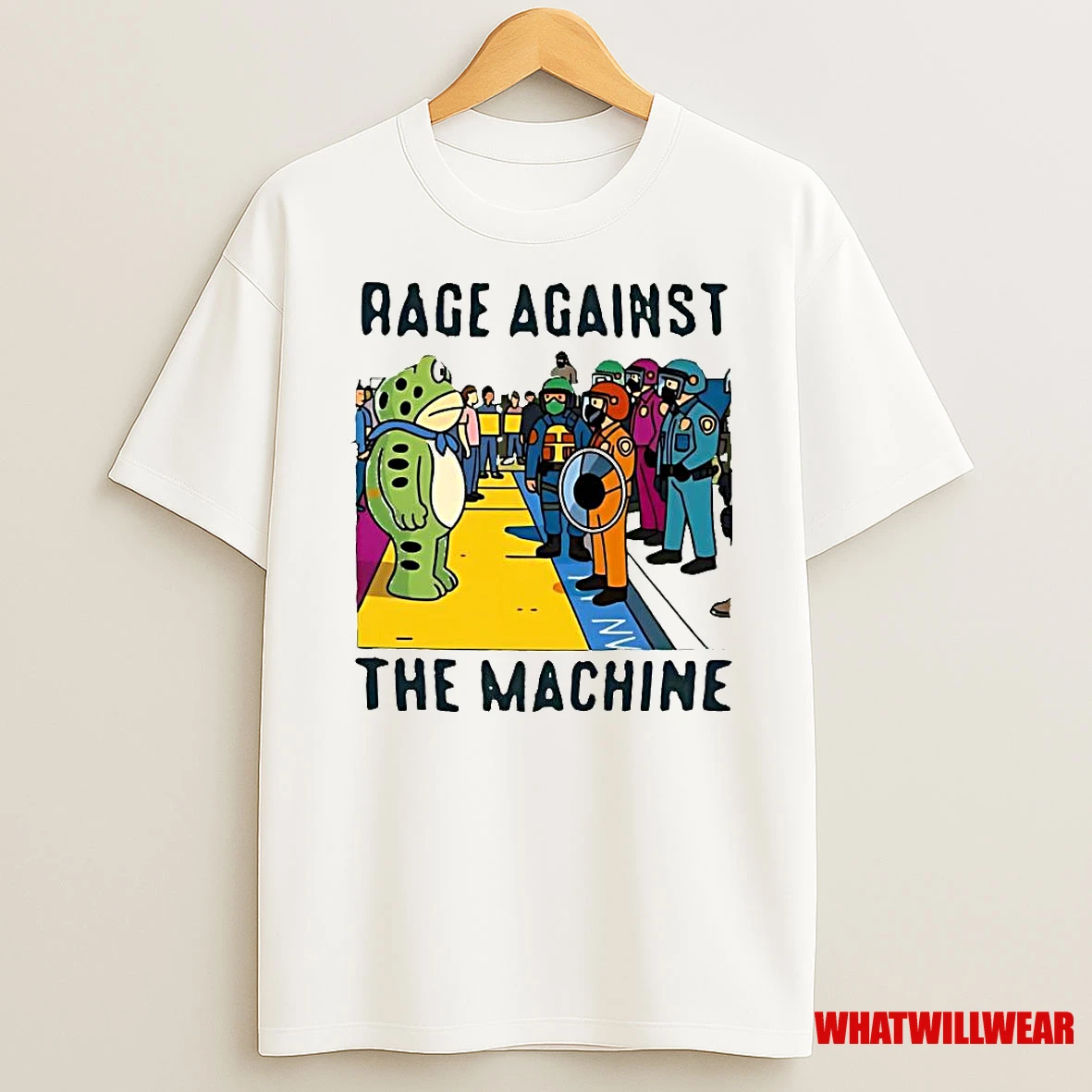 Portland Frog Resistance Rage Against The Machine Frog Shirts