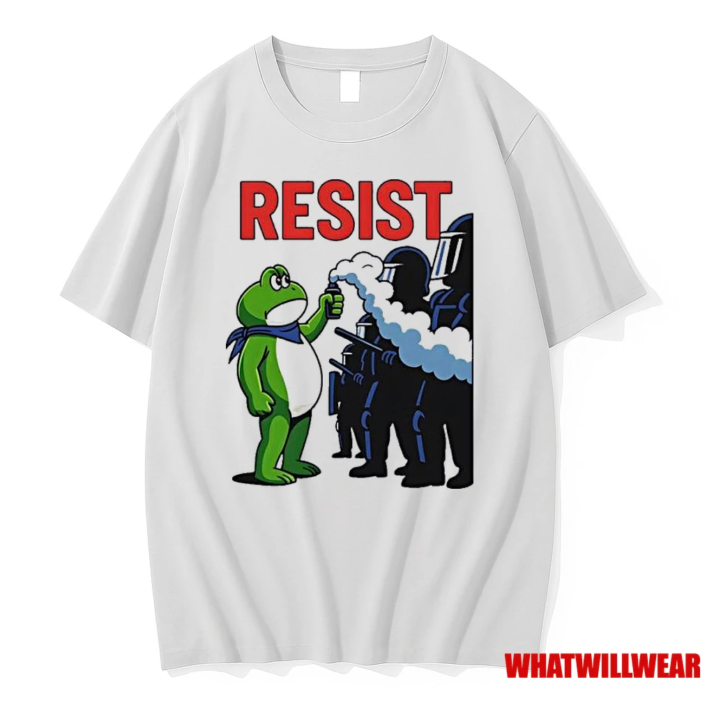 Portland Frog Trending Funny Video Protest Resist Shirts