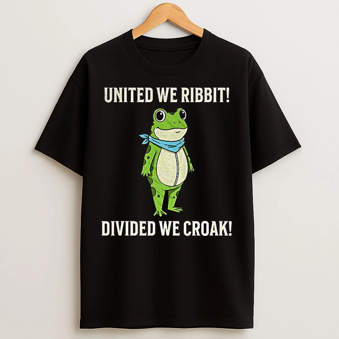 Portland Frog United We Ribbit Divided We Croak Funny T Shirts