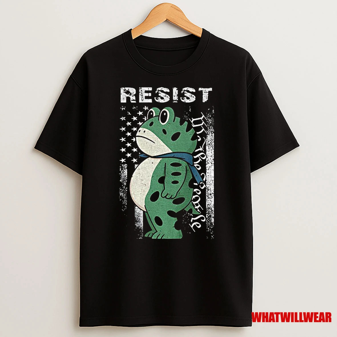 Portland Frog We The People Protest Patriotic America Flag Shirts