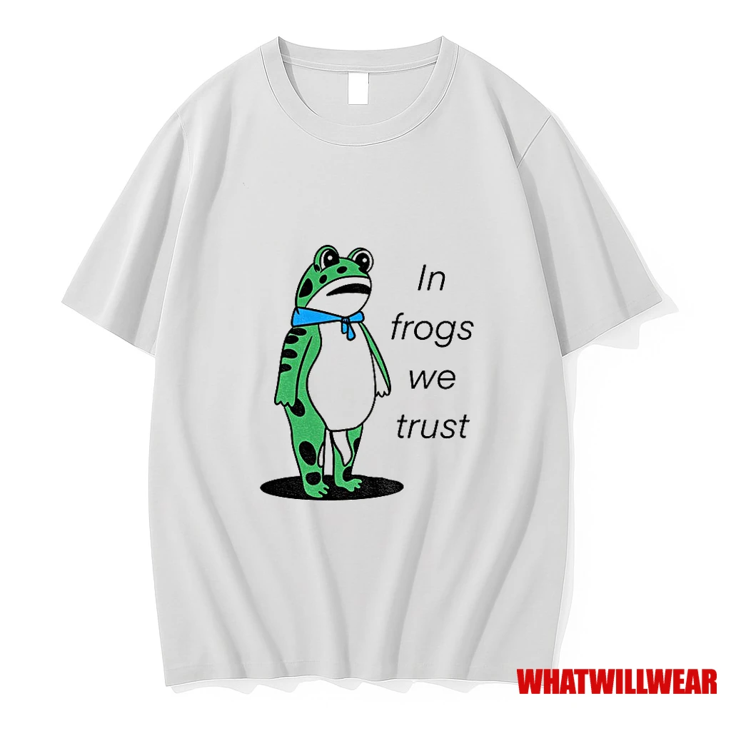 Portland Frog In Frogs We Trust Anti Trump Political Shirts