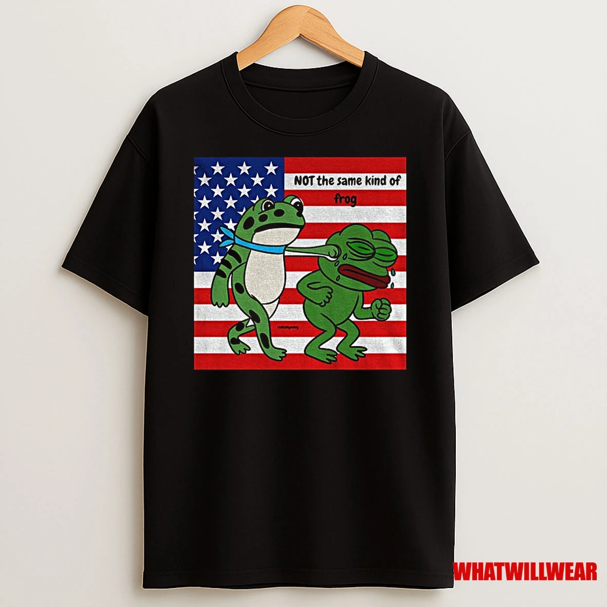 Portland Frog Punch Pepe Frog Not The Same Kind Of Frog American Flag Shirts