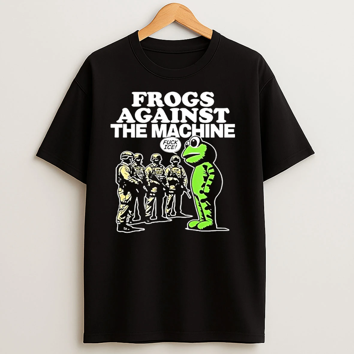 Portland Frogs Against The Machine T Shirts