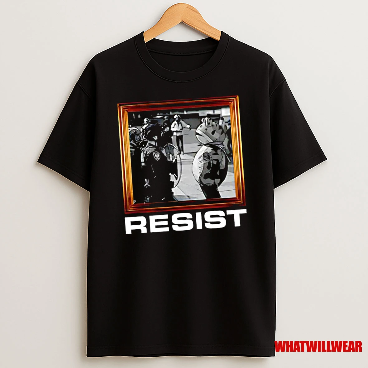 Portland Protest Frog Resist Shirts