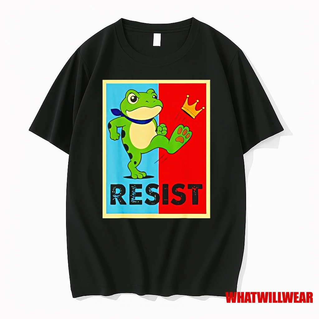 Portland Protest No Kings Frog Shirts