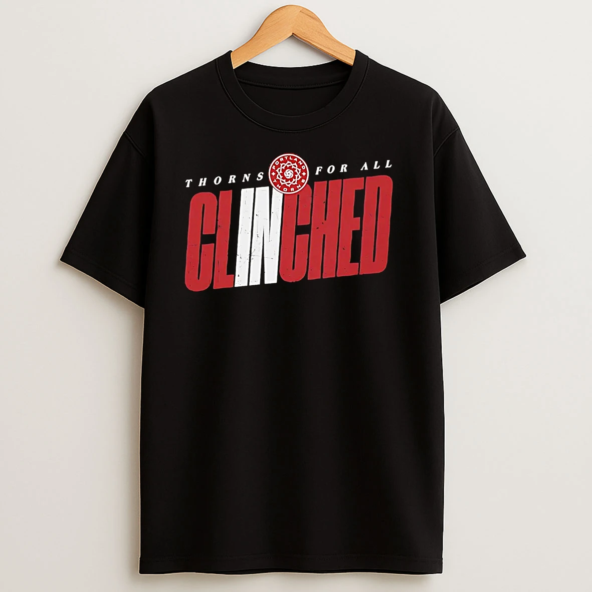 Portland Thorns Fc Clinched Thorns For All T Shirts