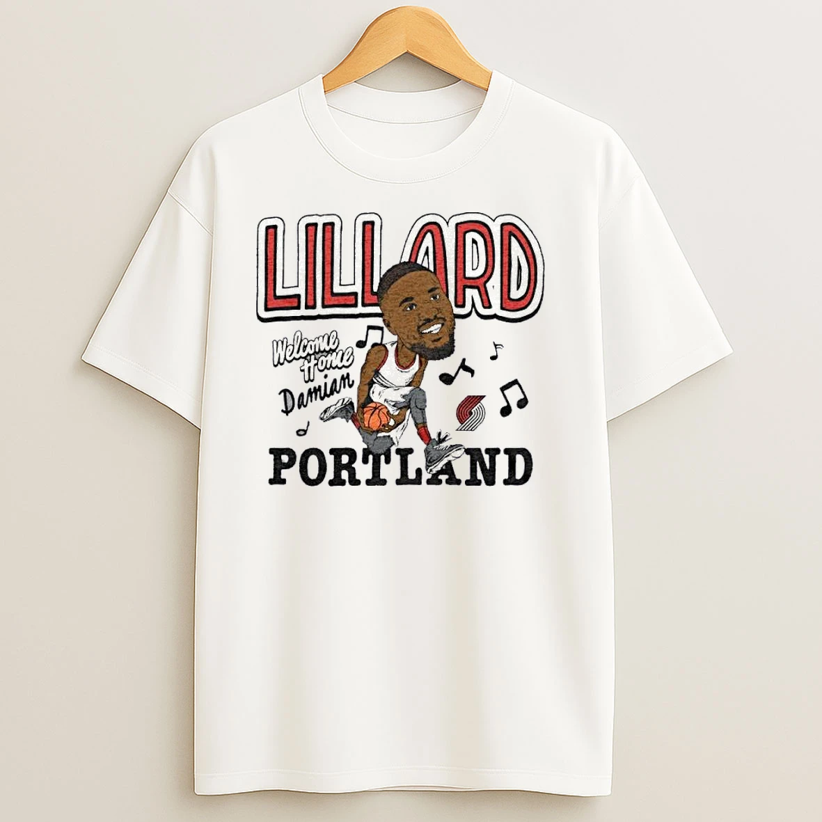Portland Trail Blazers Damian Lillard Welcome Home T Shirts