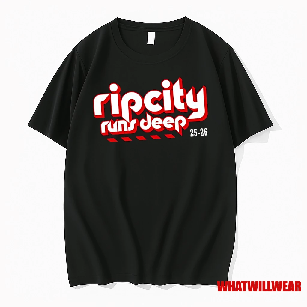 Portland Trail Blazers Ripcity Runs 25 26 Shirts