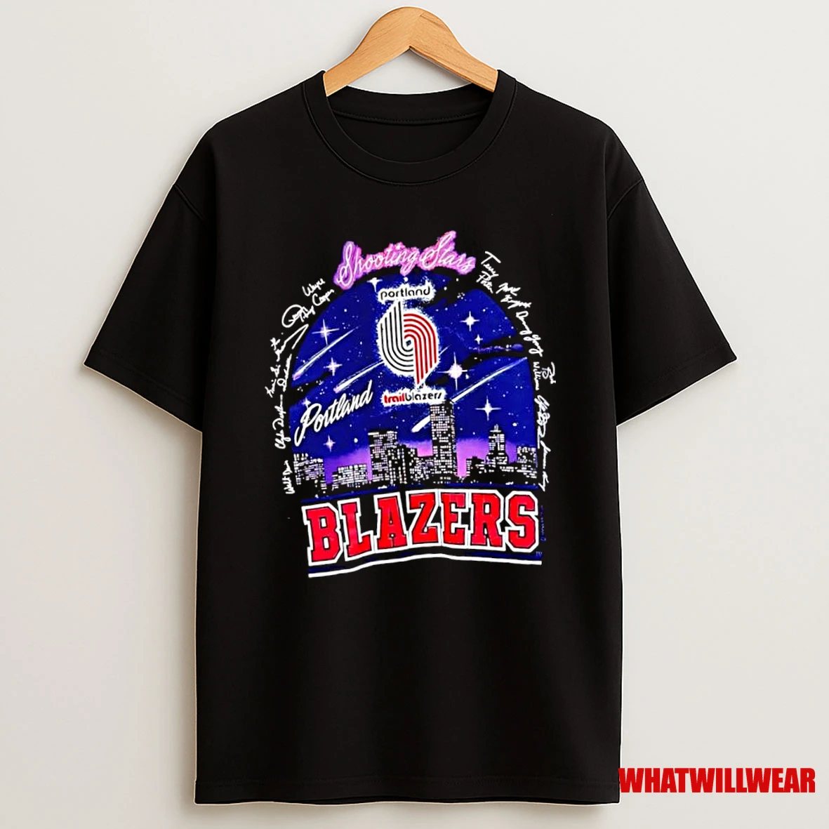 Portland Trail Blazers Shooting Stars Portland 1992 Nba Finals Signatures Shirts