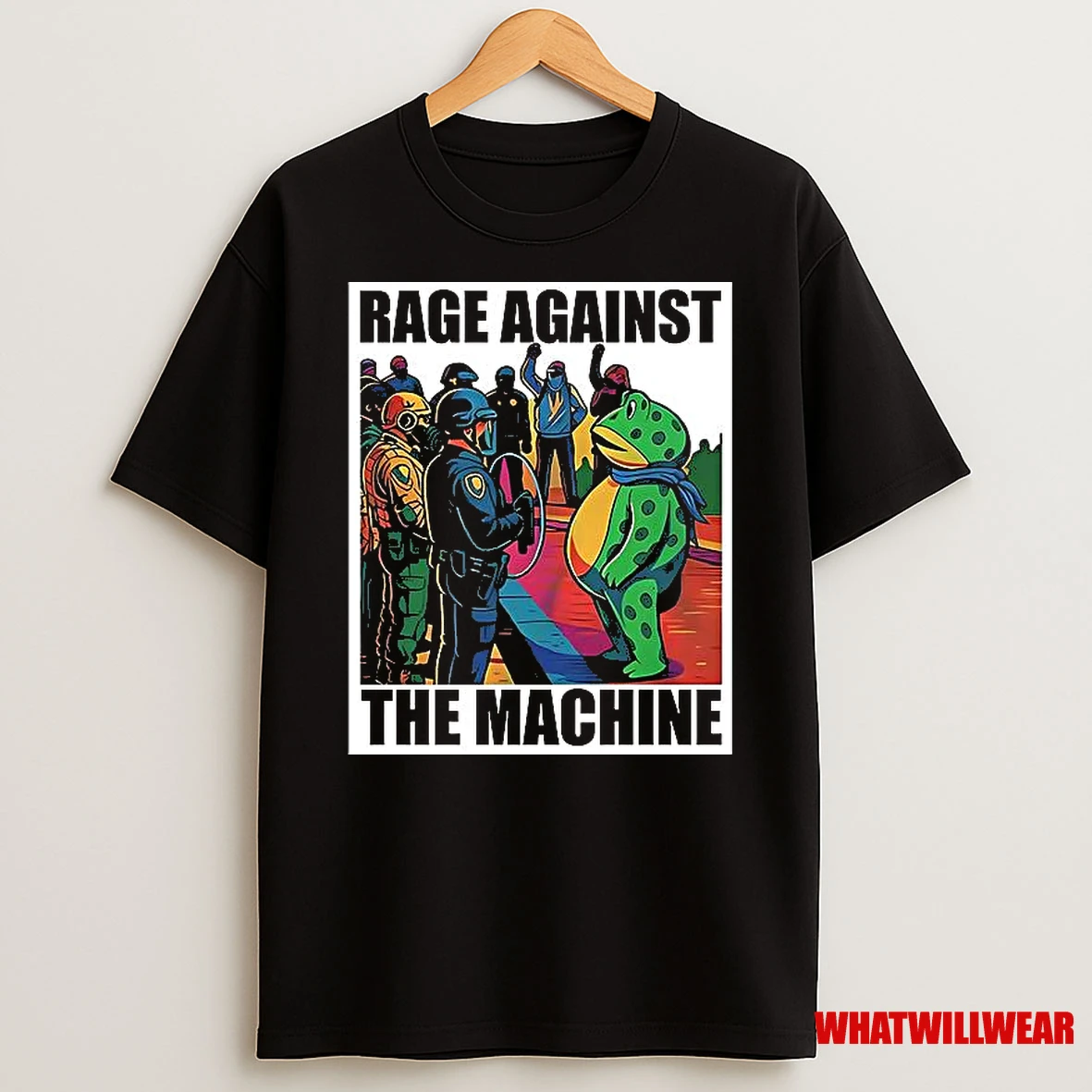 Portland Frog Colors Rage Against The Machine Shirts