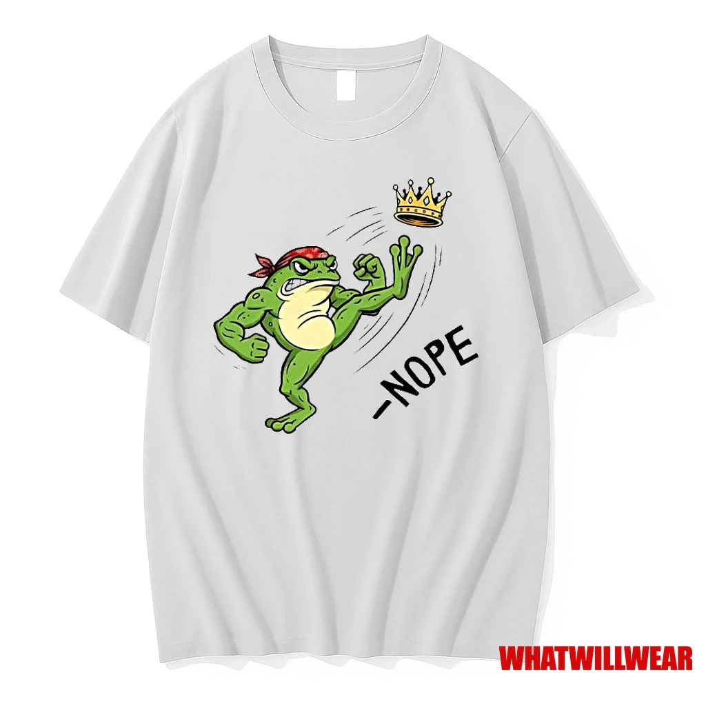 Portland Frog Comfort Colors No Kings In America Shirts