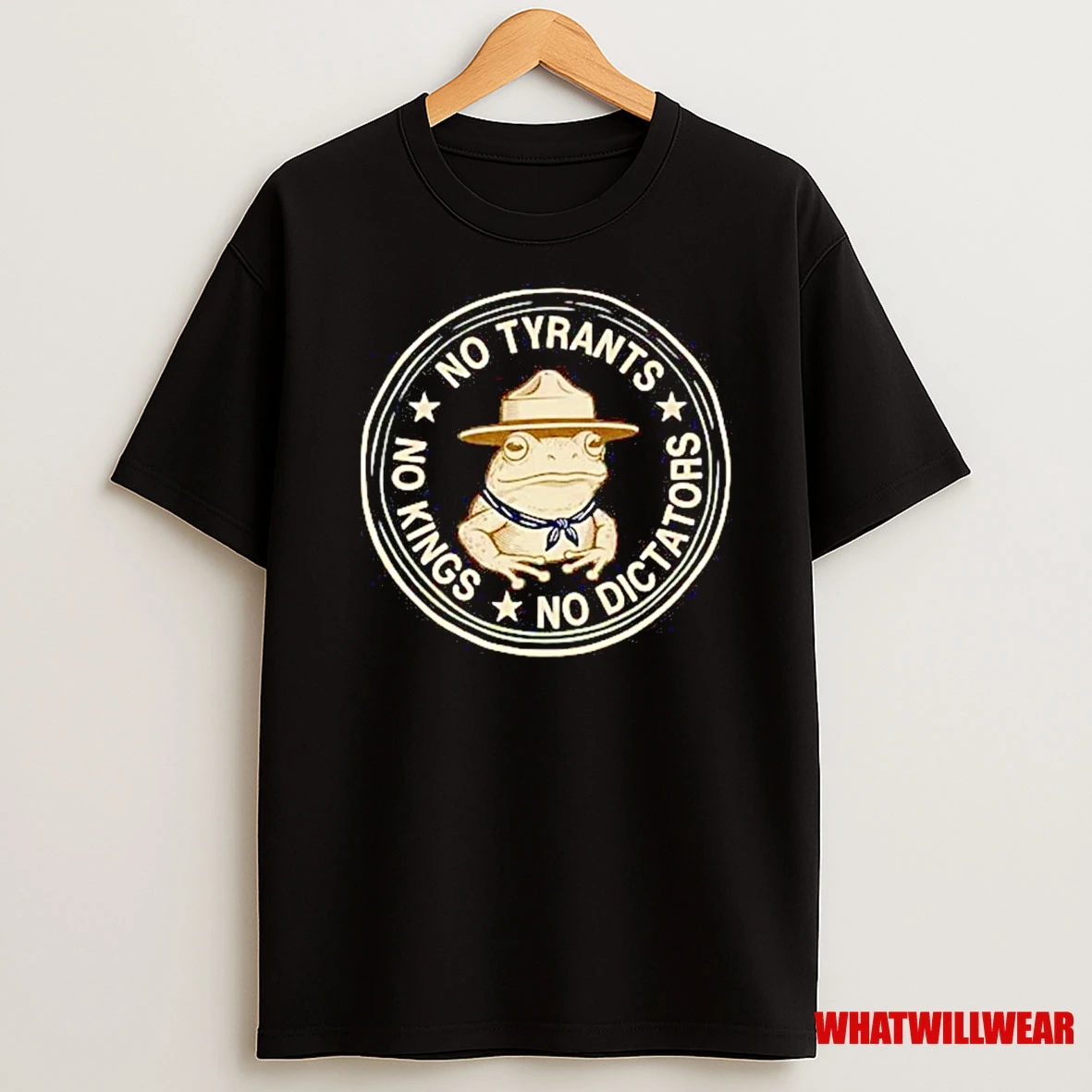 Portland Frog No Tyrants No Kings No Dictators Shirts