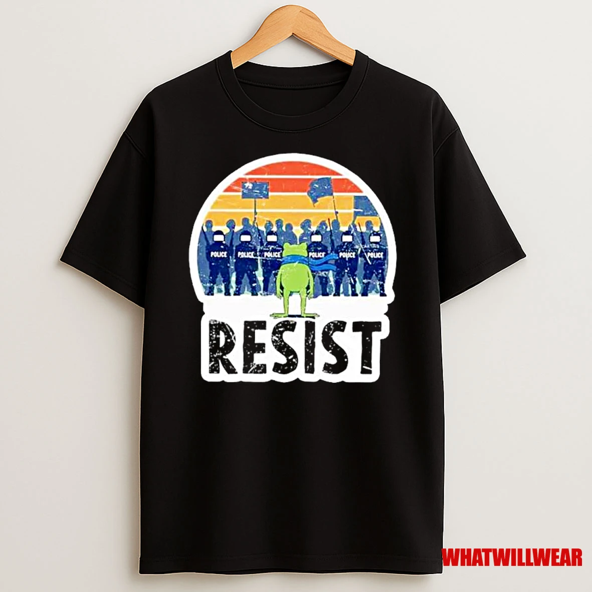 Portland Frog Resist Anti Ice Vintage Ornaments Shirts