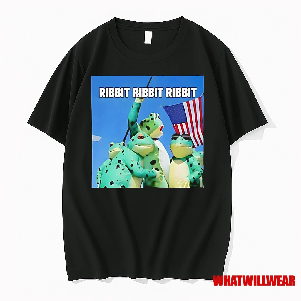 Portland Frog Ribbit Protest Trump Assassination Parody Shirts