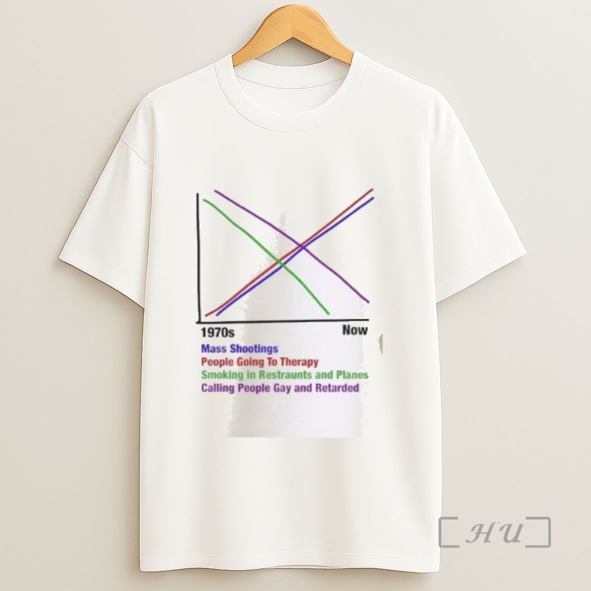 Premium 1970s Vs Now Mass Shootings People Going To Therapy Sweatshirt Tee Shirt