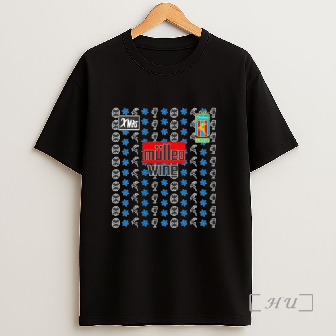 Premium Aston Villa Mulled Wine Ugly Christmas Sweat Sweatshirt Tee Shirt