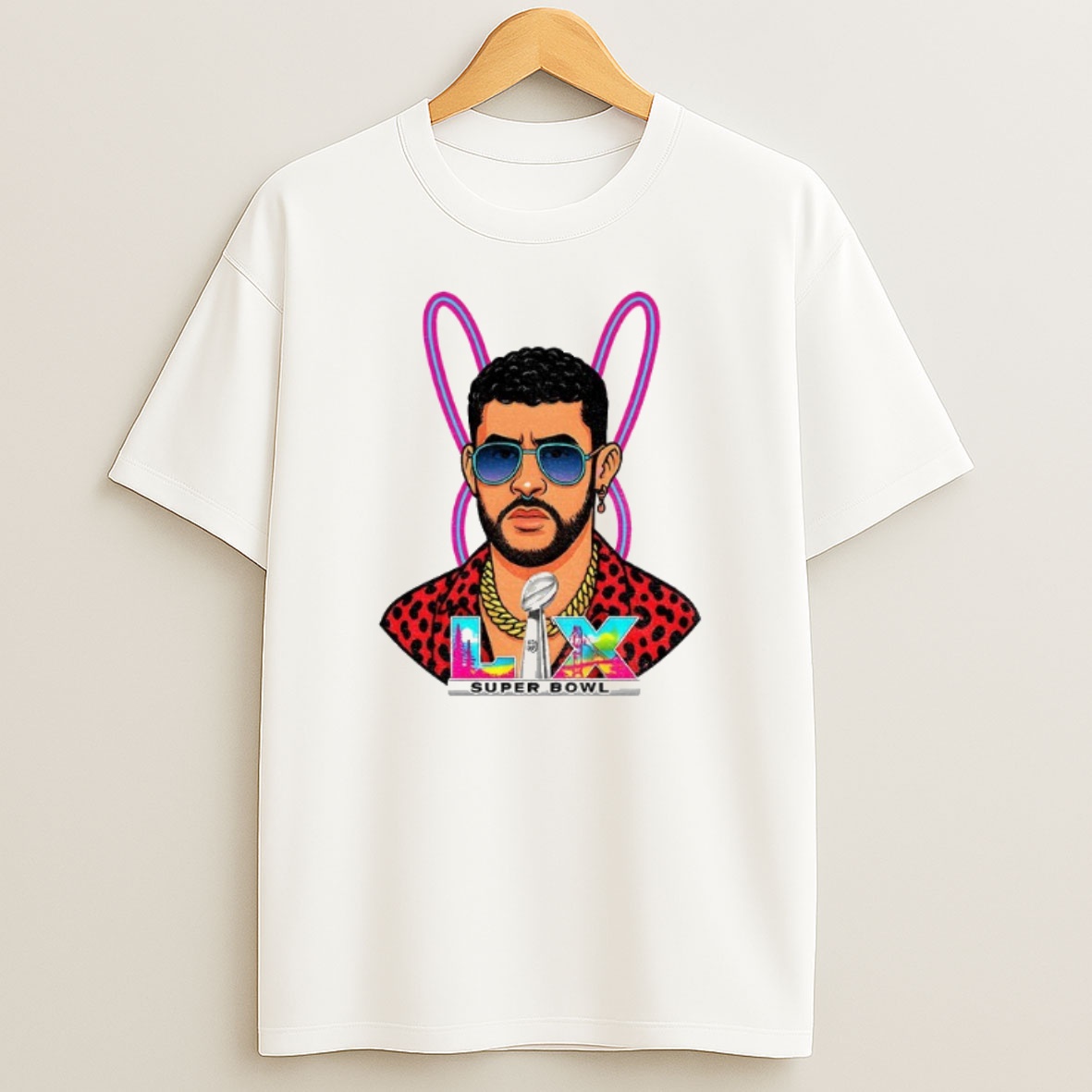 Premium Bad Bunny Super Bowl Puerto Rican Pride Graphic Sweatshirt Tee