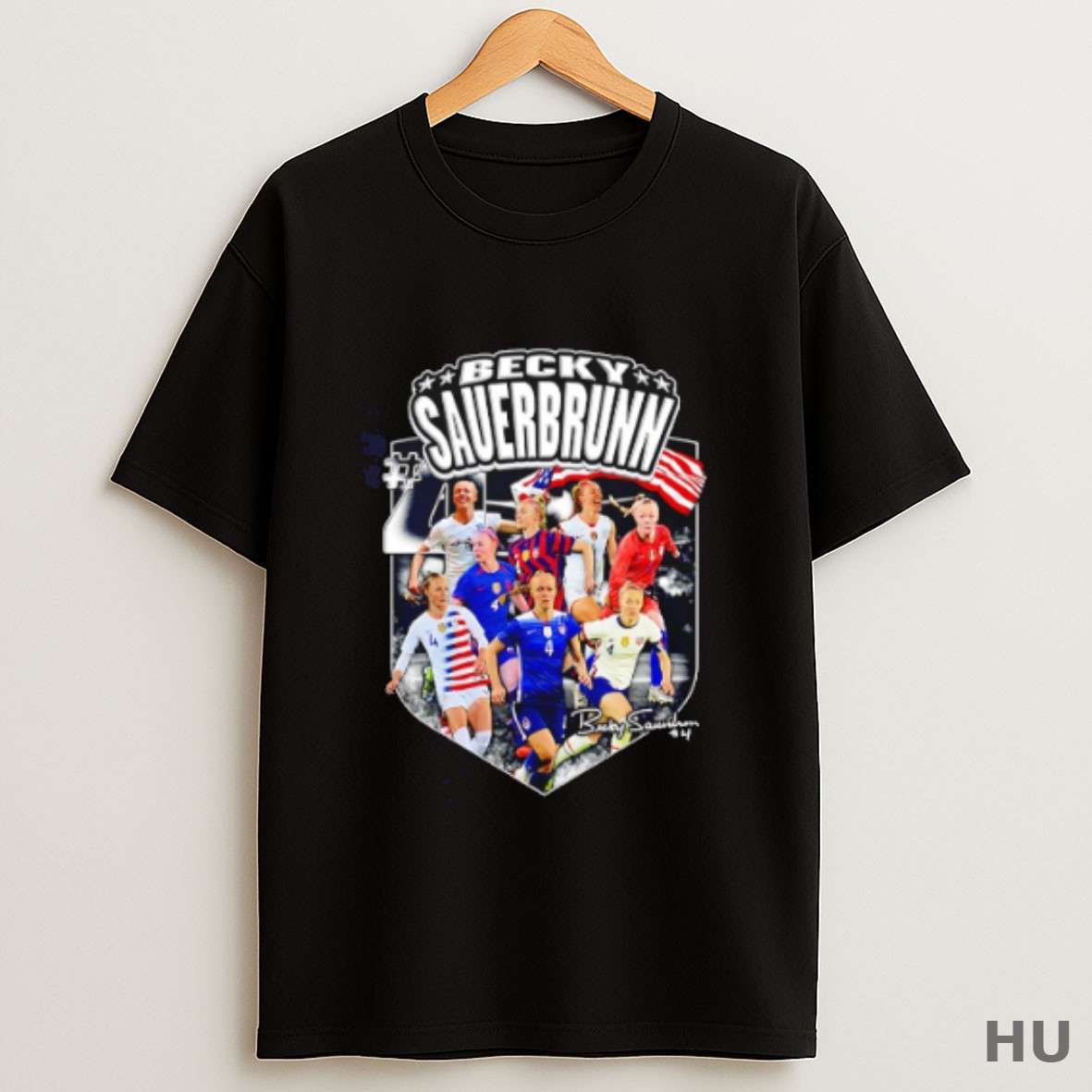 Premium Becky Sauerbrunn Uswnt Player Collage T Shirt Sweatshirt Tee