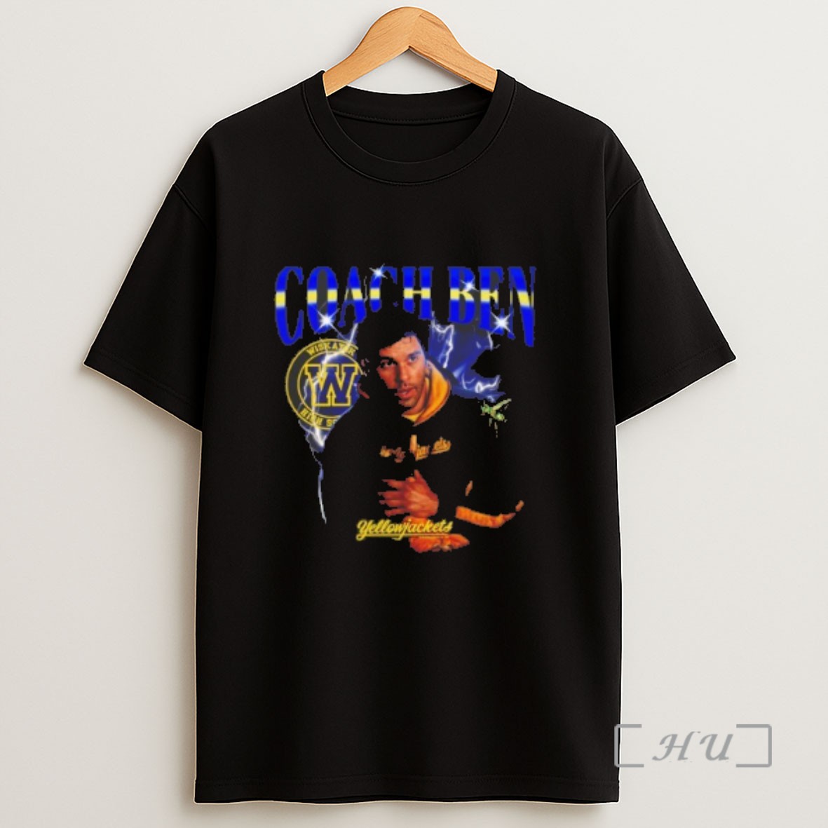 Premium Coach Ben Yellowjackets Heartthrob Graphic Sweatshirt Tee Shirt