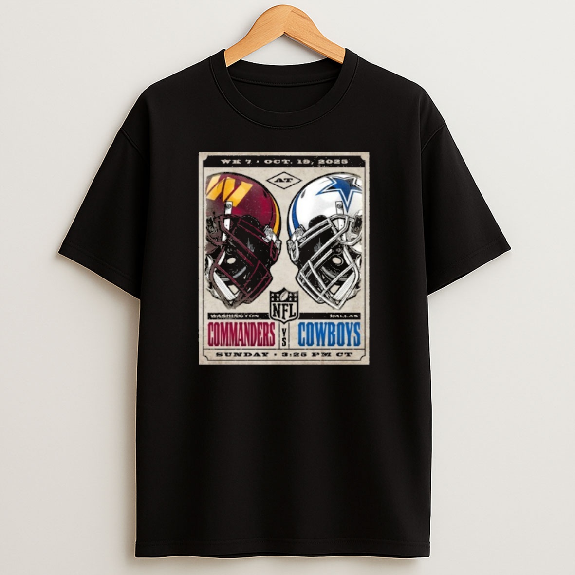Premium Commanders Vs Cowboys 2025 Gameday Matchup Week 7 Sweatshirt Tee