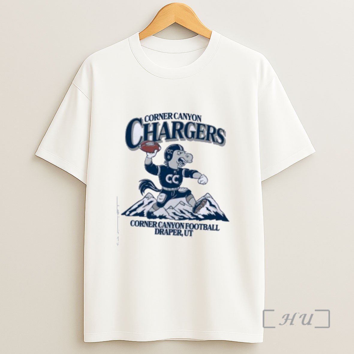Premium Corner Canyon Chargers Football Mascot 2025 Sweatshirt Tee Shirt