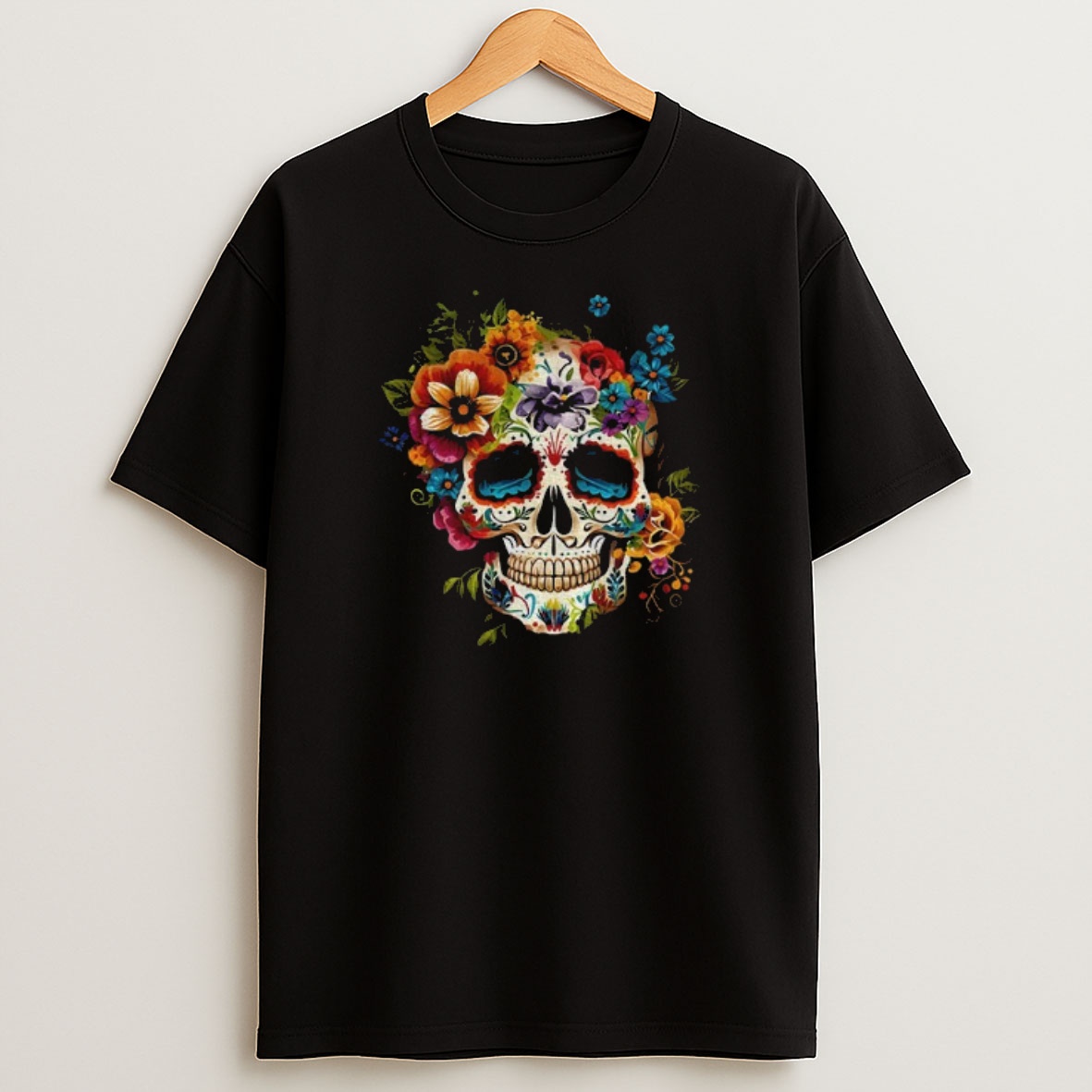 Premium Day Of The Dead Sugar Skull Dia De Los Muertos Sweatshirt Tee