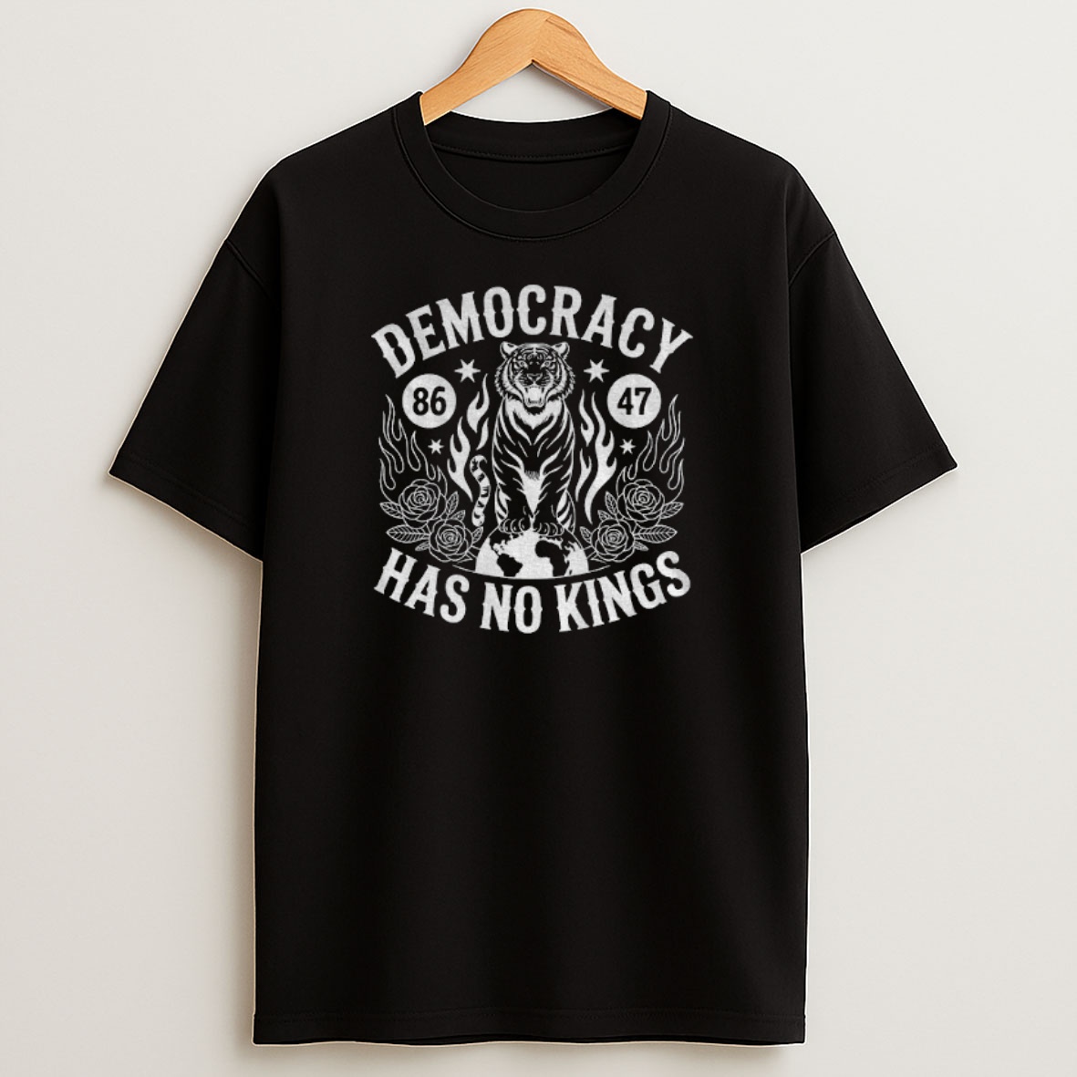 Premium Democracy Has No Kings Anti Trump 86 47 Sweatshirt Tee