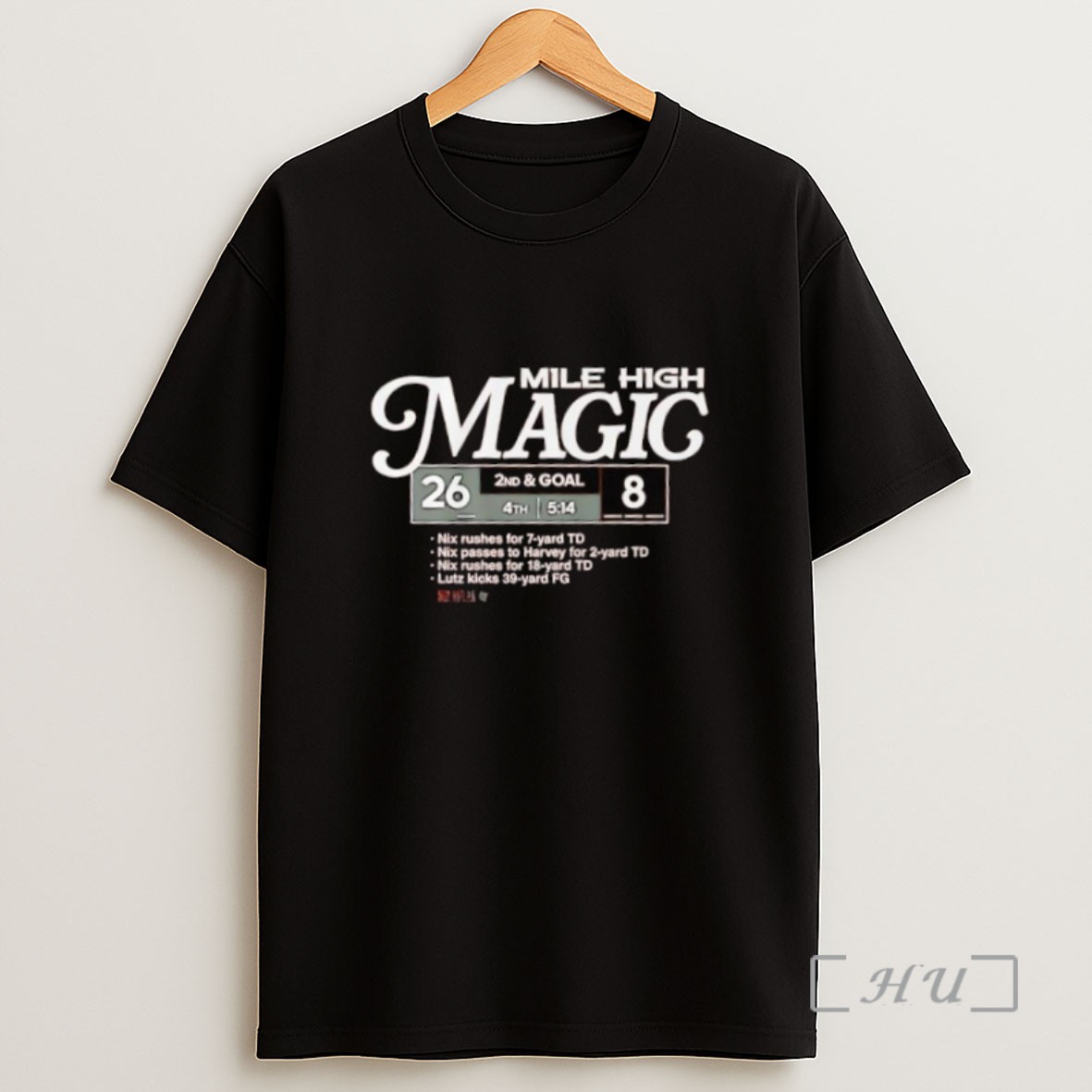Premium Denver Football Mile High Magic 2nd Goal Sweatshirt Tee Shirt