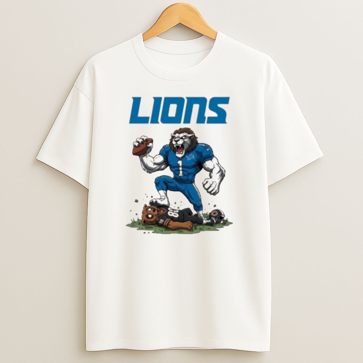 Premium Detroit Lions Vs Chicago Bears Sweatshirt Tee