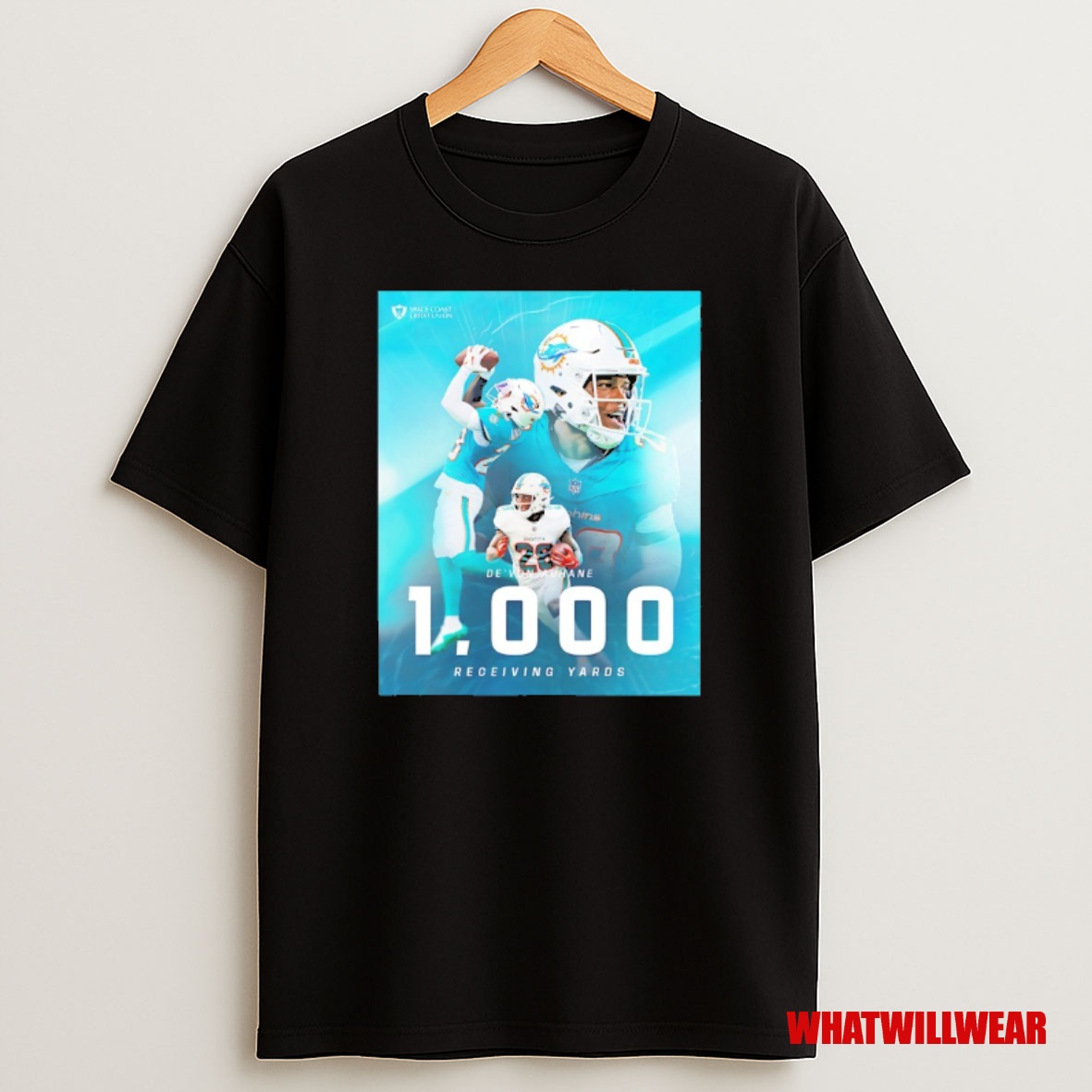 Premium Devon Achane 1000 Receiving Yards Sweatshirt Tee