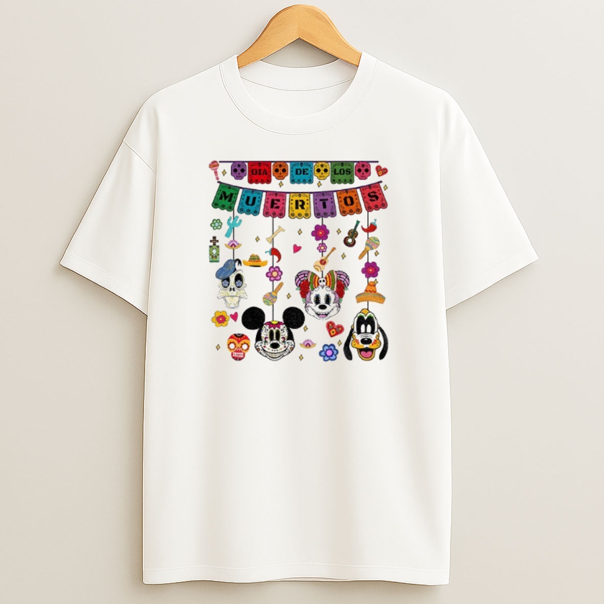 Premium Dia De Muertos Mexican Mickey And Friends Disney Mexico Halloween Day Sweatshirt Tee