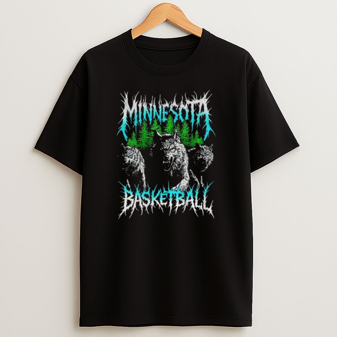 Premium Falling Knife Wolves Minnesota Timberwolves Basketball Nba 2025 Sweatshirt Tee