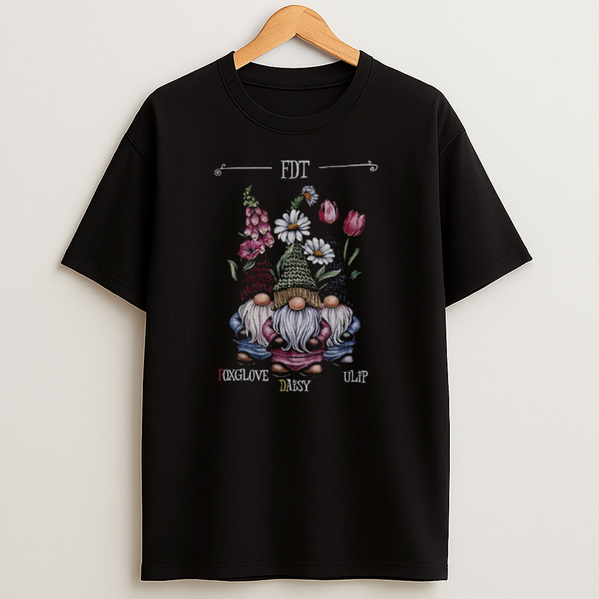 Premium Flower Gnome Fdt Foxglove Daisy Tulip Anti Maga Sweatshirt Tee
