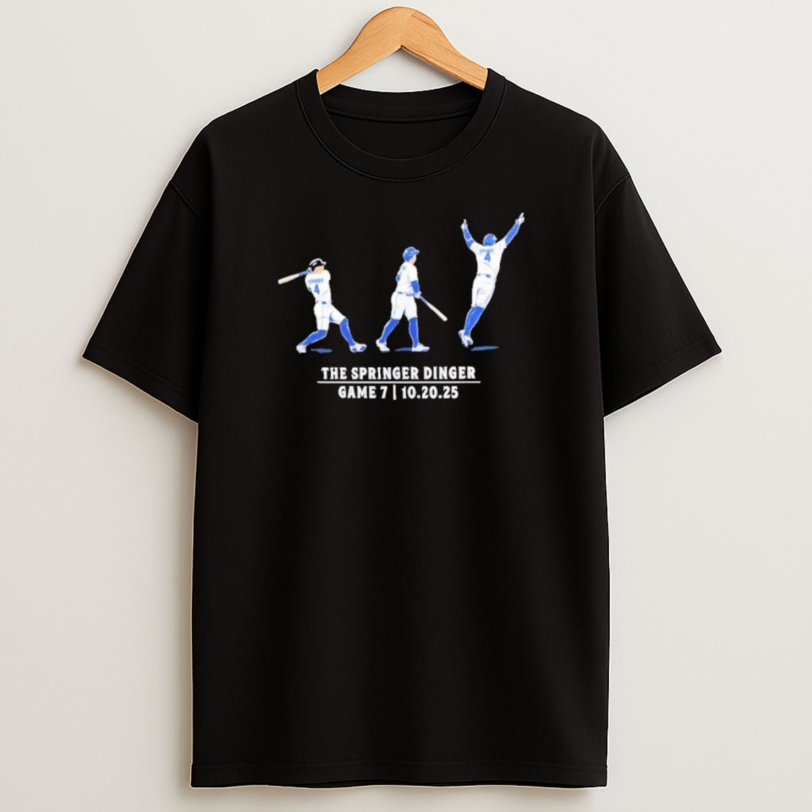 Premium George Springer Toronto Blue Jays The Game Seven Springer Dinger Sweatshirt Tee