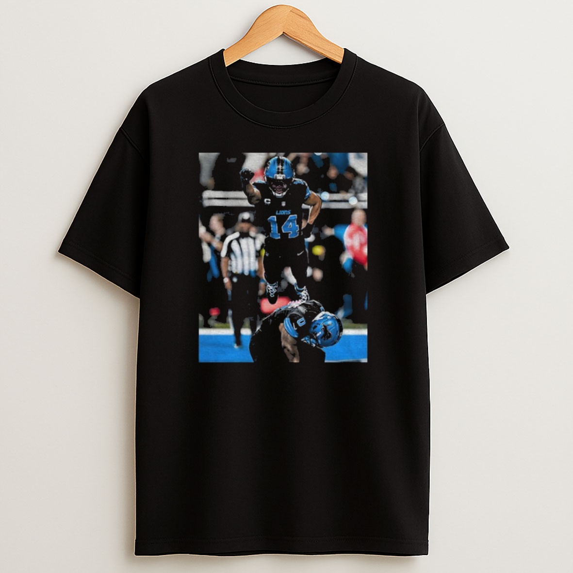 Premium Gibbs And St Brown Celebration Spider Man Detroit Heroes Sweatshirt Tee