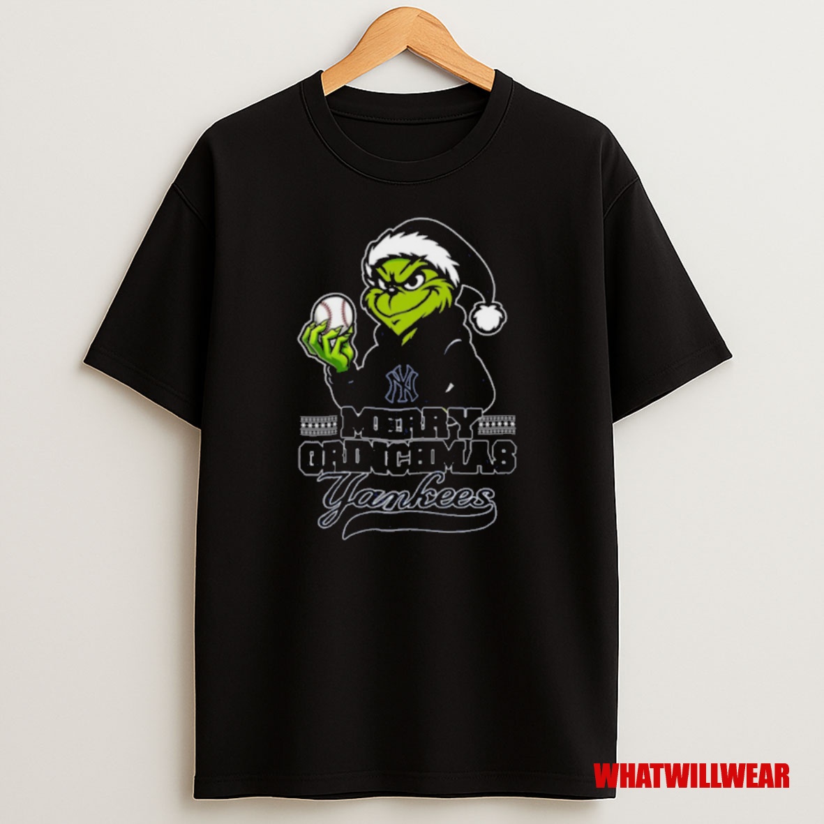 Premium Grinch New York Yankees Baseball Merry Christmas Sweatshirt Tee