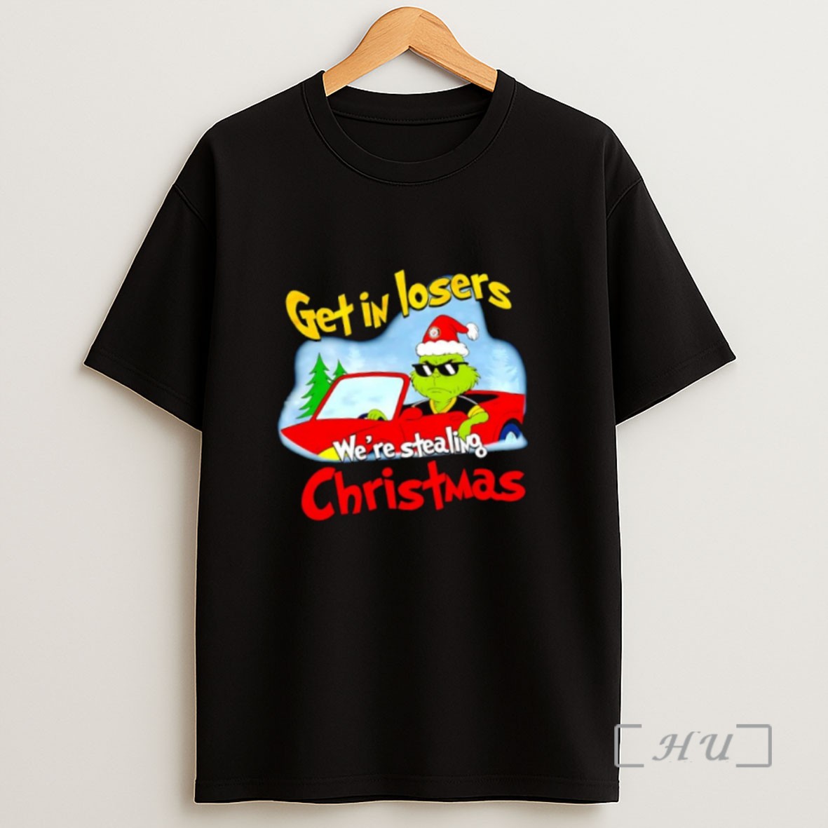 Premium Grinch X Pittsburgh Steelers Get In Losers Were Stealing Christmas Sweatshirt Tee Shirt