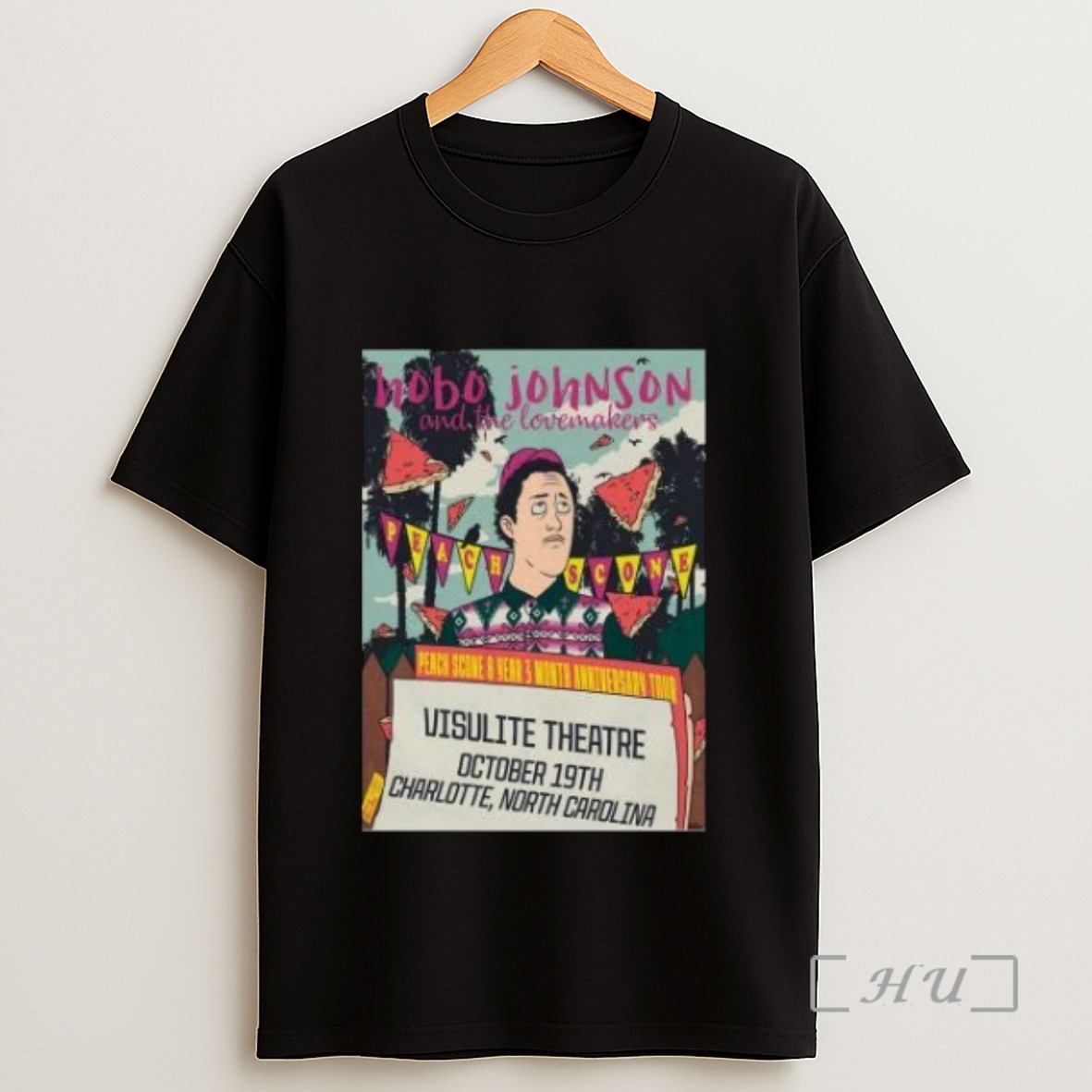 Premium Hobo Johnson October 19 2025 Visulite Theatre In Charlotte Nc Sweatshirt Tee Shirt