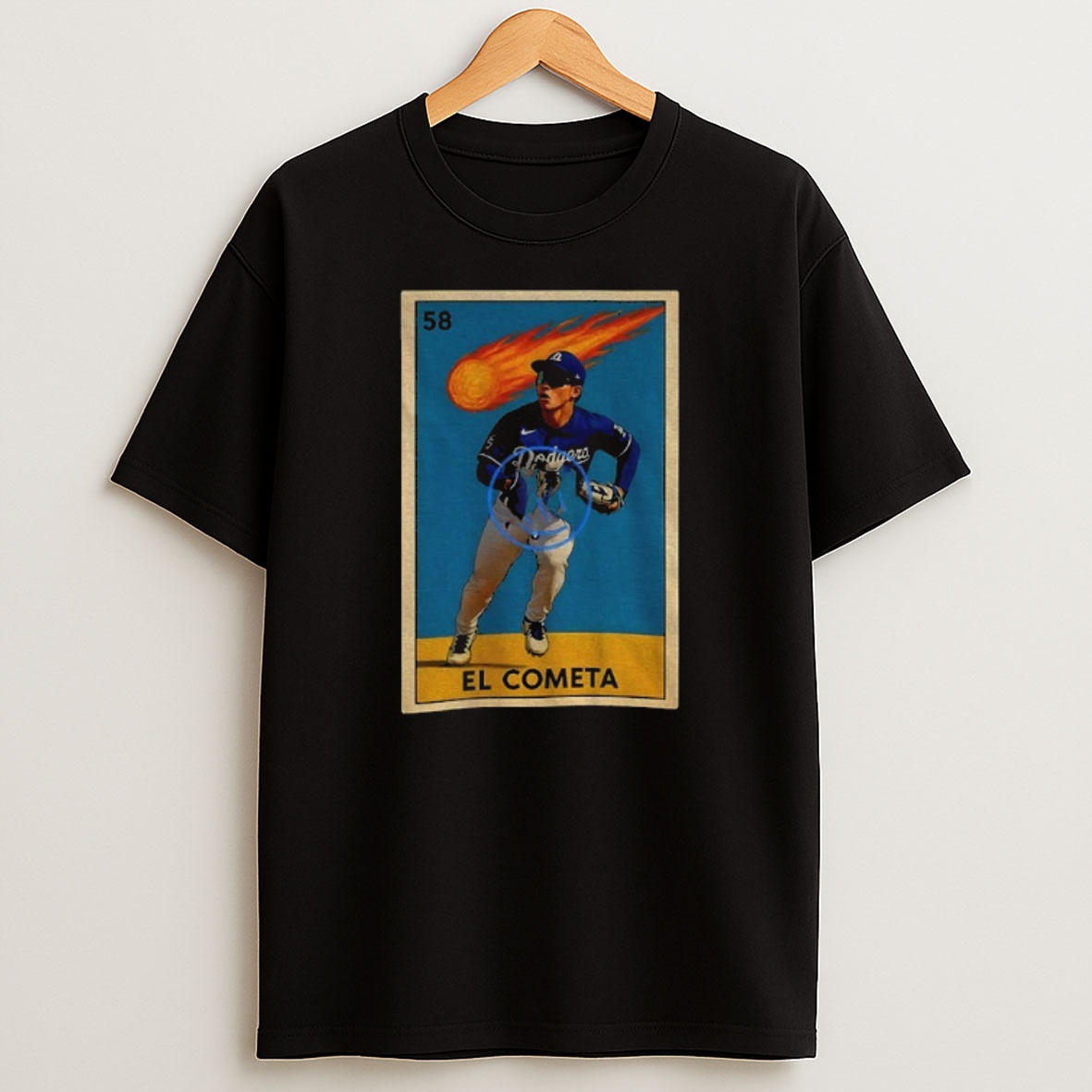Premium Hyeseong Kim El Cometa Los Angeles Dodgers Mlb Baseball 2025 Card Sweatshirt Tee